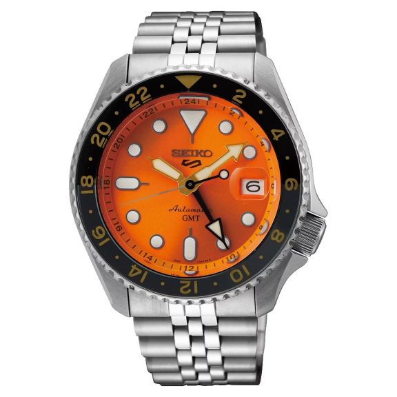 ZEGAREK SEIKO 5 Sports GMT Mikan Orange
