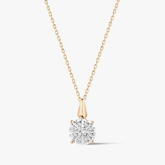 Wisiorek złoty z diamentami ZPA/WB+954K