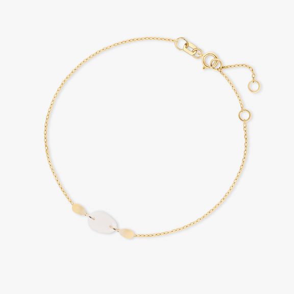 Bransoleta złota z chalcedonem ZTO/AW38
