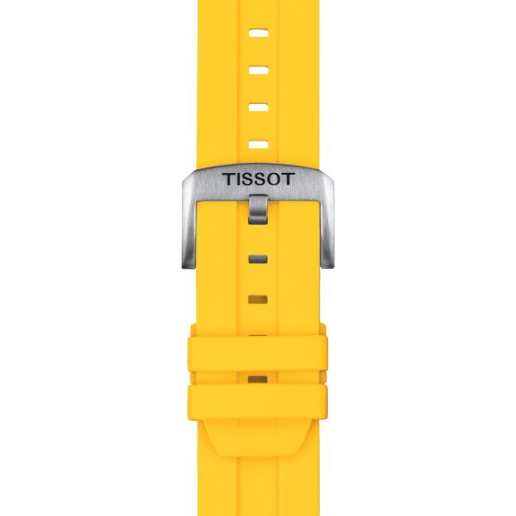 Silikonowy żółty pasek Tissot 22 mm