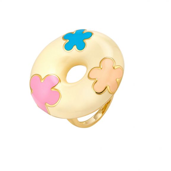 Pierścionek Gold Big Donuts PDL/PF451Z