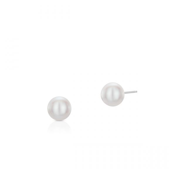 Kolczyki z białymi perłami STW/KP023