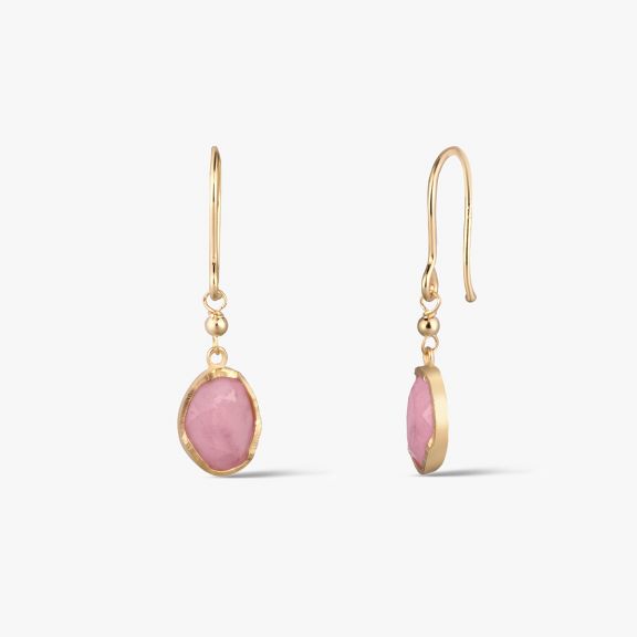 Kolczyki złote z chalcedonem Saint Tropez ZTO/KW37