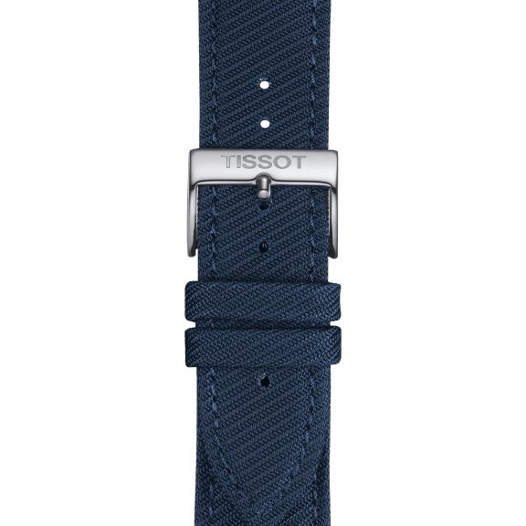 Tissot niebieski pasek materiałowy 22 mm