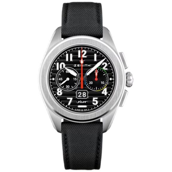 ZEGAREK ZENITH PILOT BIG DATE FLYBACK CHRONOGRAPH