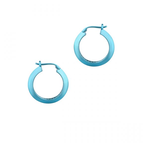 Kolczyki Blue Hoops Princess Club PVO/KC001