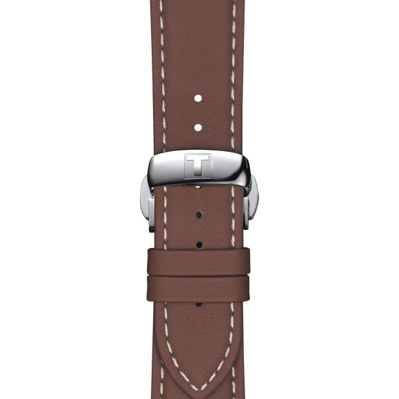 Tissot brązowy pasek skórzany 21 mm