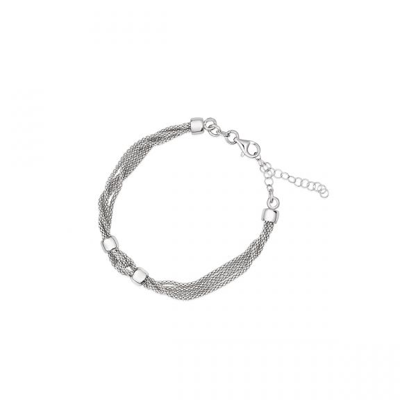 Bransoleta srebrna minimalistyczna SIT/AS074