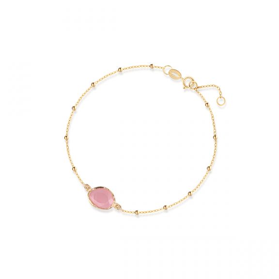 Bransoleta złota z chalcedonem Saint Tropez ZTO/AW37