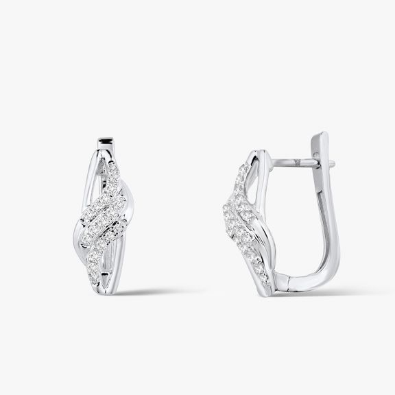 Kolczyki złote z diamentami ZPA/KB+953B
