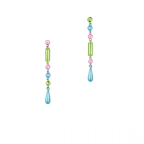 Kolczyki Color Drops Princess Club PDP/KF003