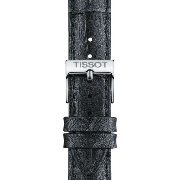 Skórzany szary pasek Tissot 16 mm