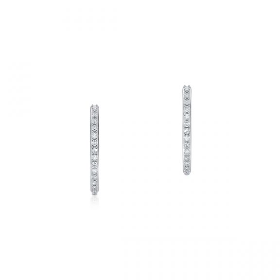 Kolczyki białe złoto z diamentami ZPA/KB+921B