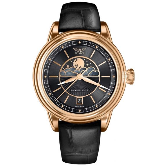 ZEGAREK AVIATOR DOUGLAS MOONFLIGHT