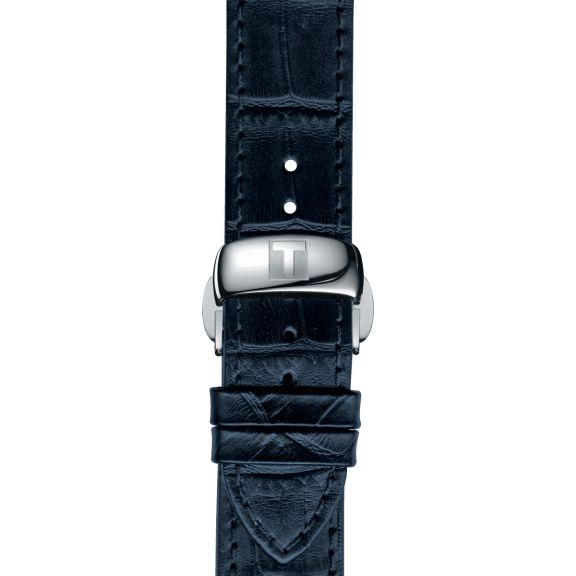 Tissot niebieski pasek skórzany 19 mm