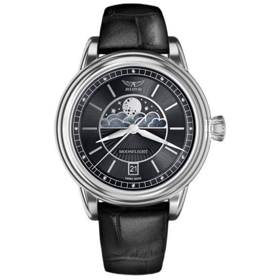 ZEGAREK AVIATOR DOUGLAS MOONFLIGHT