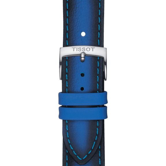 Tissot niebieski pasek skórzany 20 mm