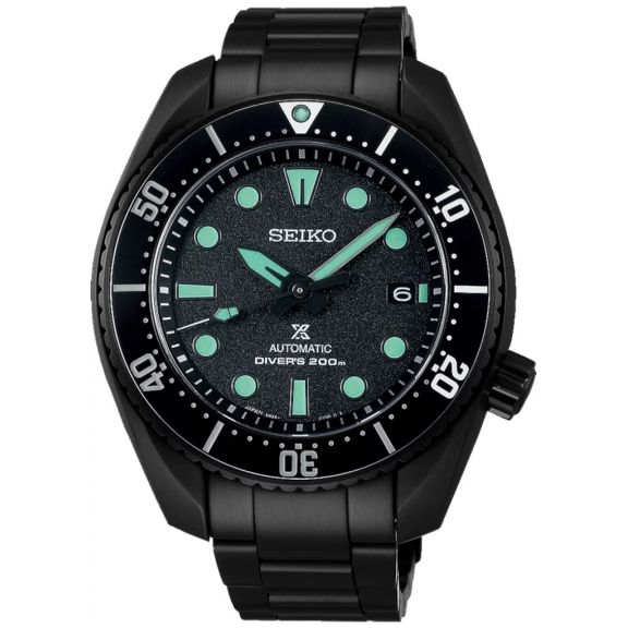 ZEGAREK SEIKO PROSPEX NIGHT VISION BLACK SERIES SUMO DIVER