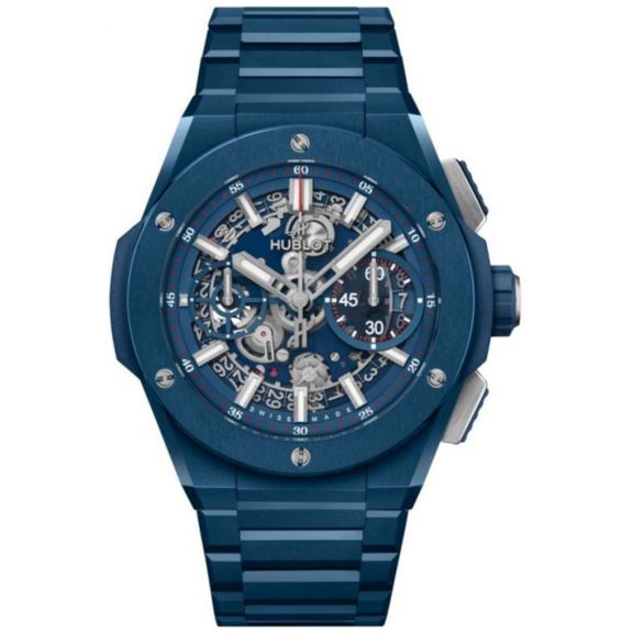 ZEGAREK HUBLOT Big Bang Integrated Blue Ceramic