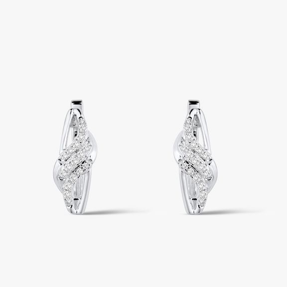 Kolczyki złote z diamentami ZPA/KB+953B