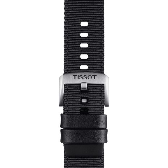 Tissot czarny pasek materiałowy 22 mm