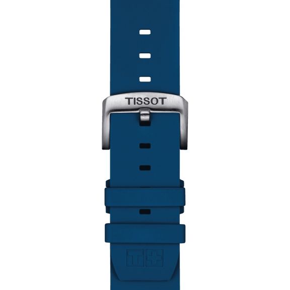 Silikonowy niebieski pasek Tissot 22 mm