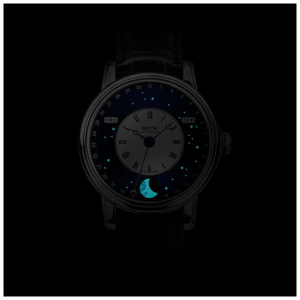 ZEGAREK EPOS ARTISTRY 3439 BM V-STYLE AUTOMATIC MOONPHASE