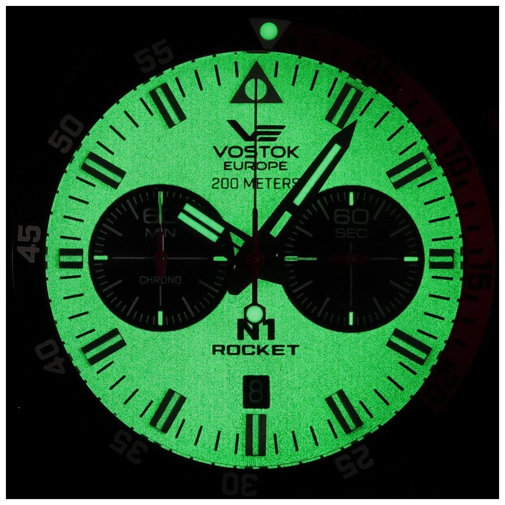ZEGAREK VOSTOK EUROPE ROCKET N-1 CHRONO
