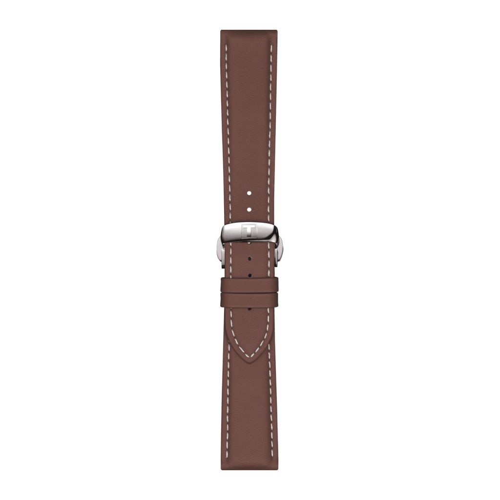 Tissot brązowy pasek skórzany 21 mm