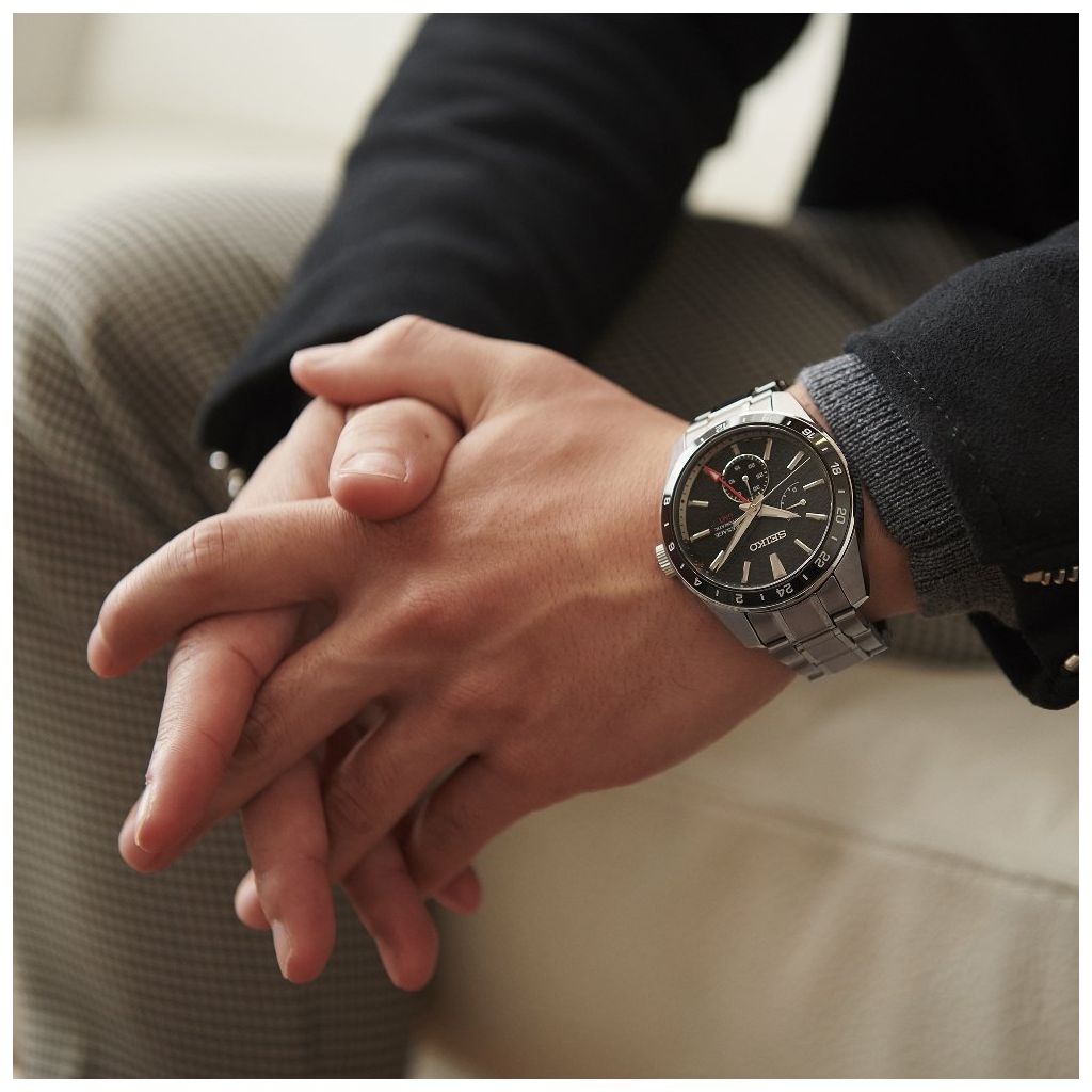 ZEGAREK SEIKO PRESAGE SHARP EDGED SERIES GMT