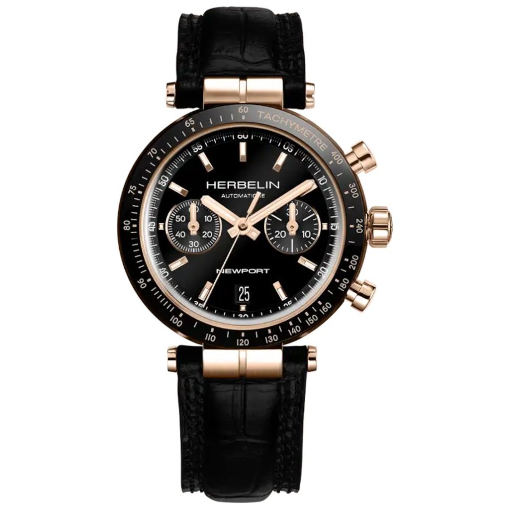 ZEGAREK HERBELIN NEWPORT AUTOMATIC CHRONOGRAPH LIMITED EDITION
