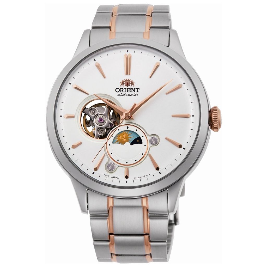 ZEGAREK ORIENT CONTEMPORARY SUN & MOON OPEN HEART