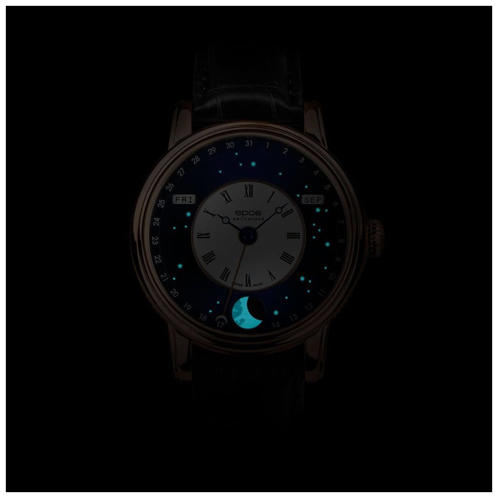 ZEGAREK EPOS ARTISTRY 3439 BM V-STYLE AUTOMATIC MOONPHASE