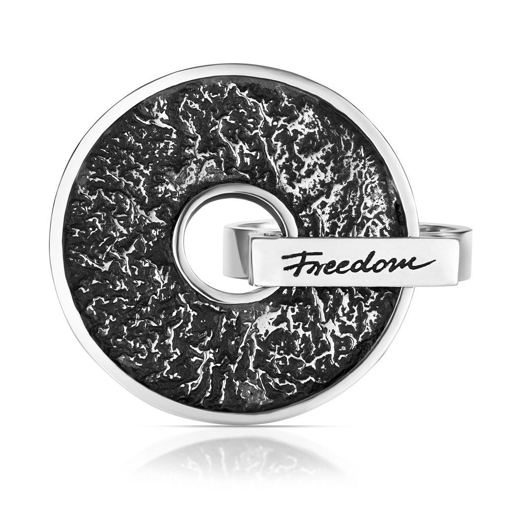 Pierścionek srebrny FREEDOM ELEMENTS