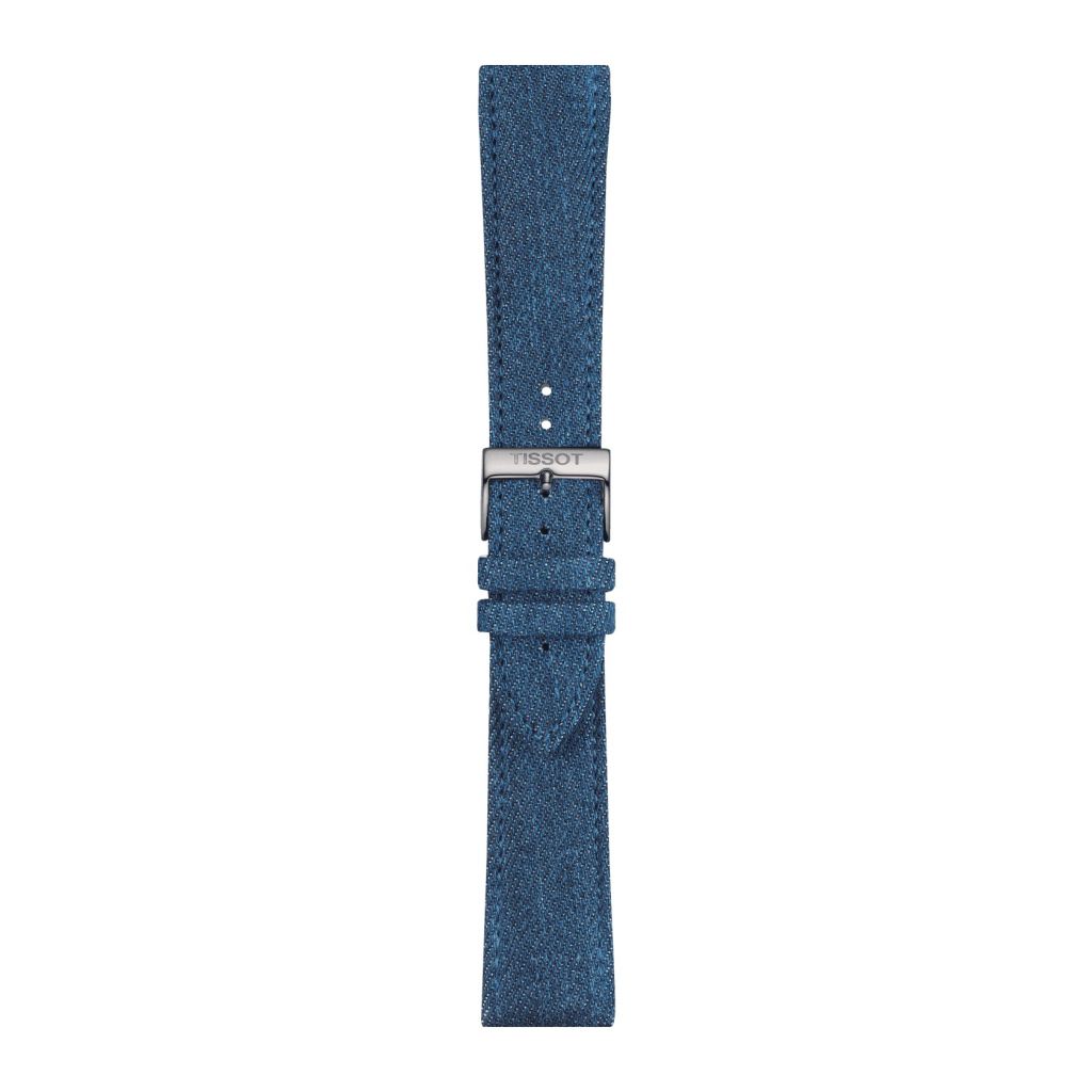 Tissot niebieski pasek materiałowy 22 mm