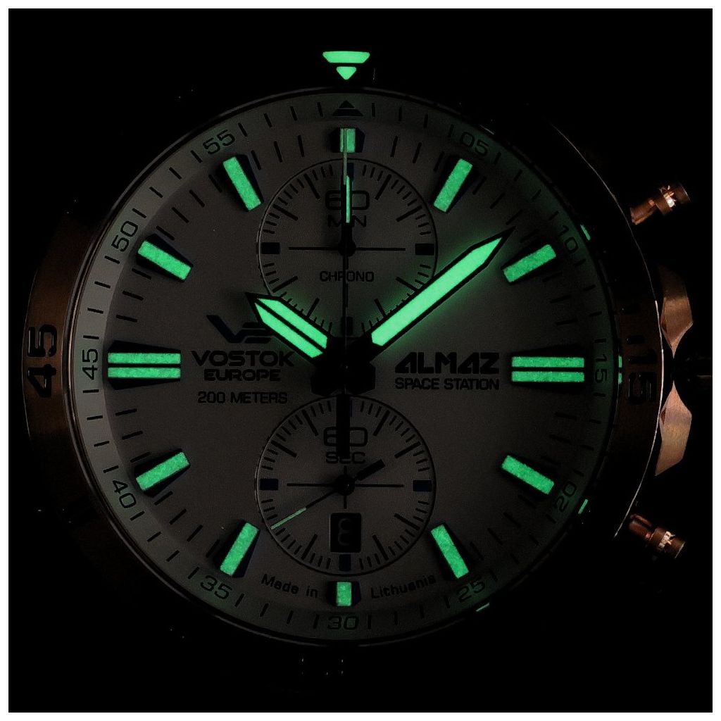 ZEGAREK VOSTOK EUROPE ALMAZ SPACE STATION CHRONO