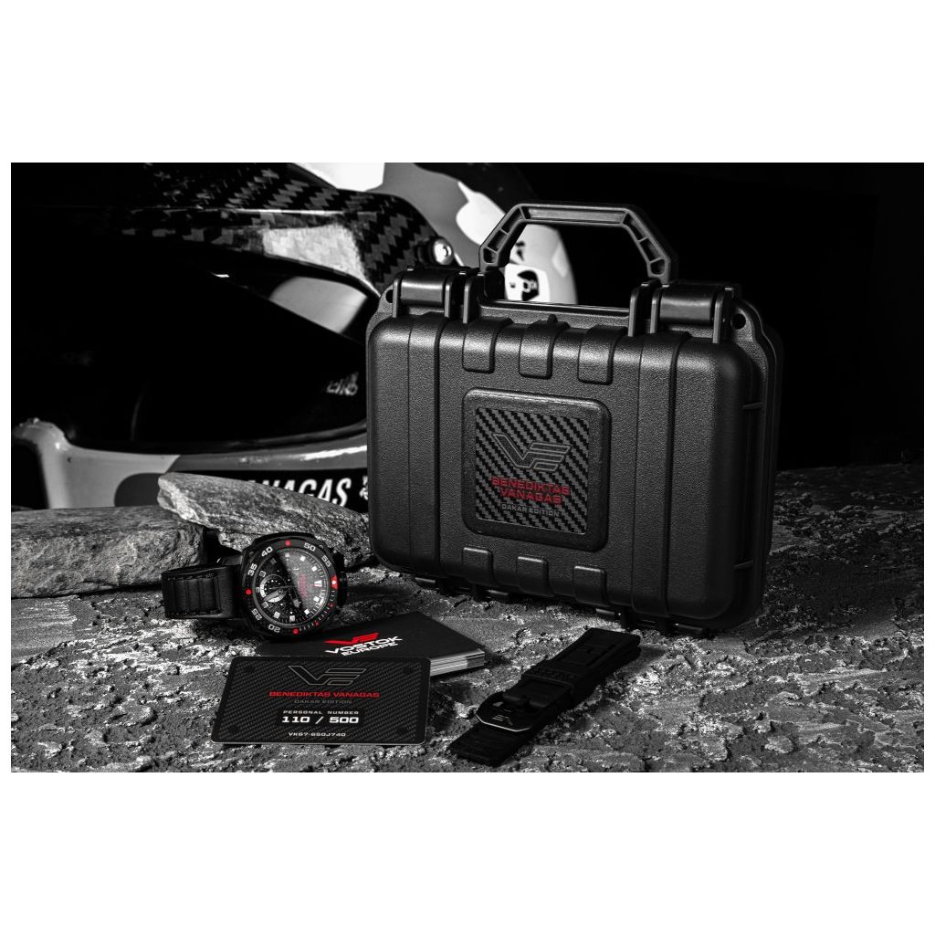 ZEGAREK VOSTOK EUROPE SYSTEMA PERIODICUM BENEDIKTAS VANAGAS DAKAR EDITION