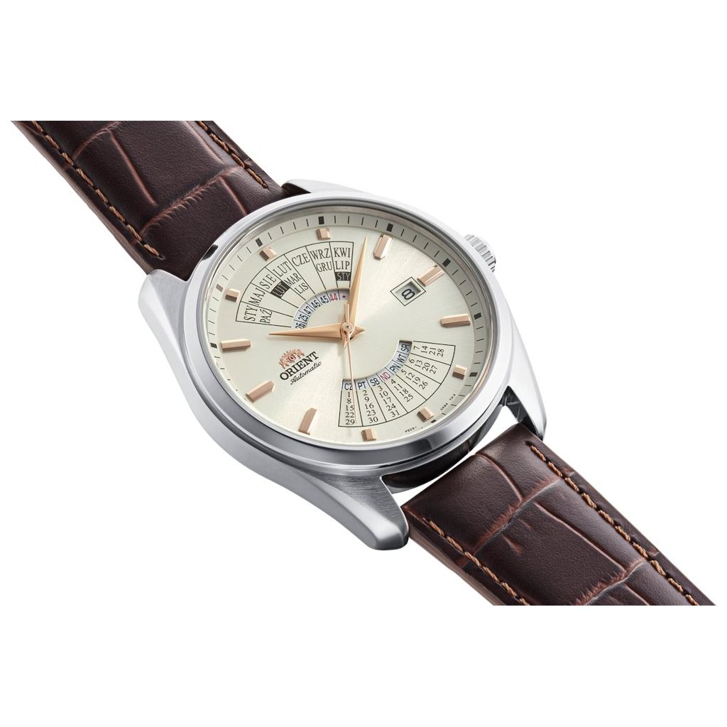 ZEGAREK ORIENT CONTEMPORARY MULTI-YEAR CALENDAR POLAND AUTOMATIC
