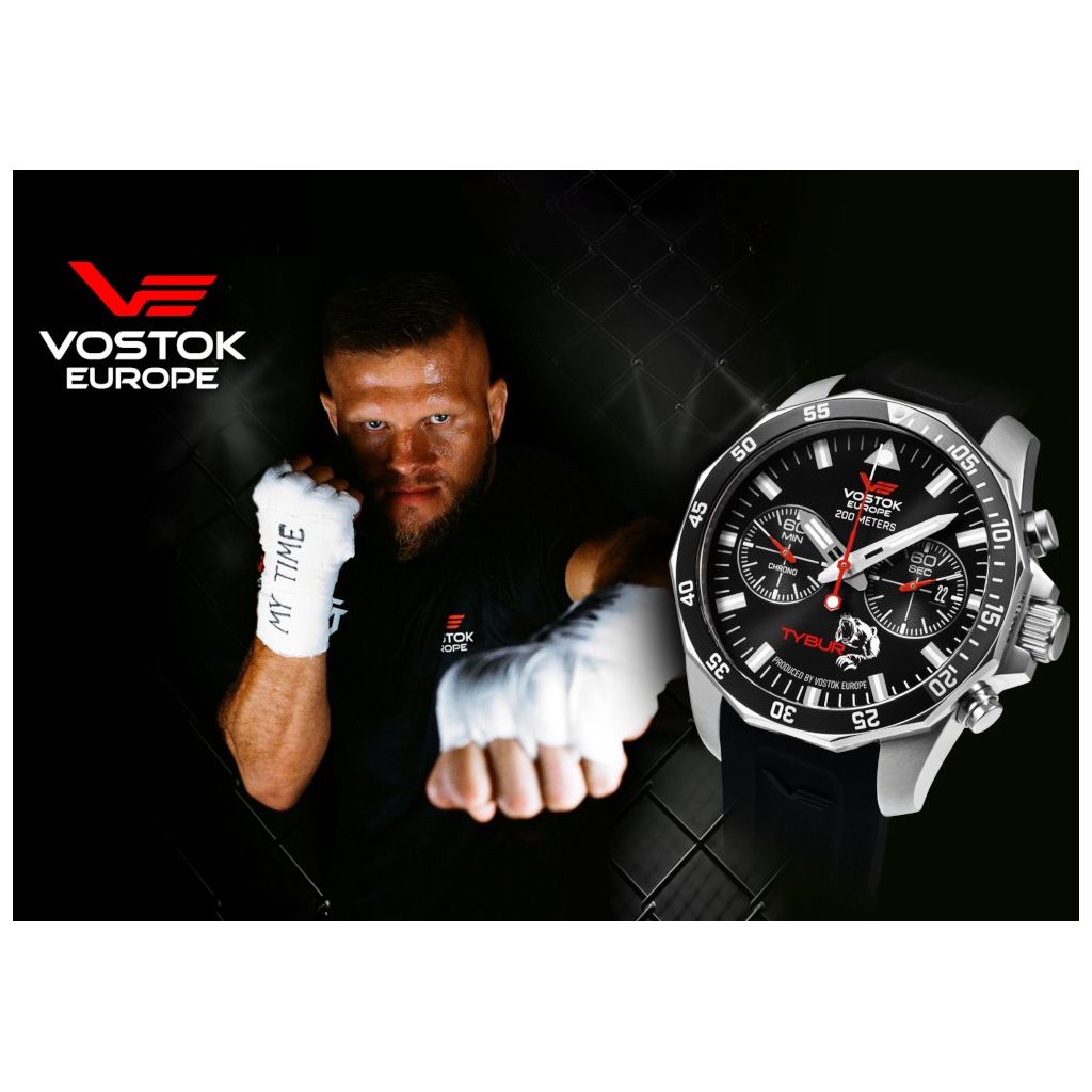 ZEGAREK VOSTOK EUROPE ROCKET N-1 CHRONO MARCIN TYBURA "TYBUR" LIMITED EDITION