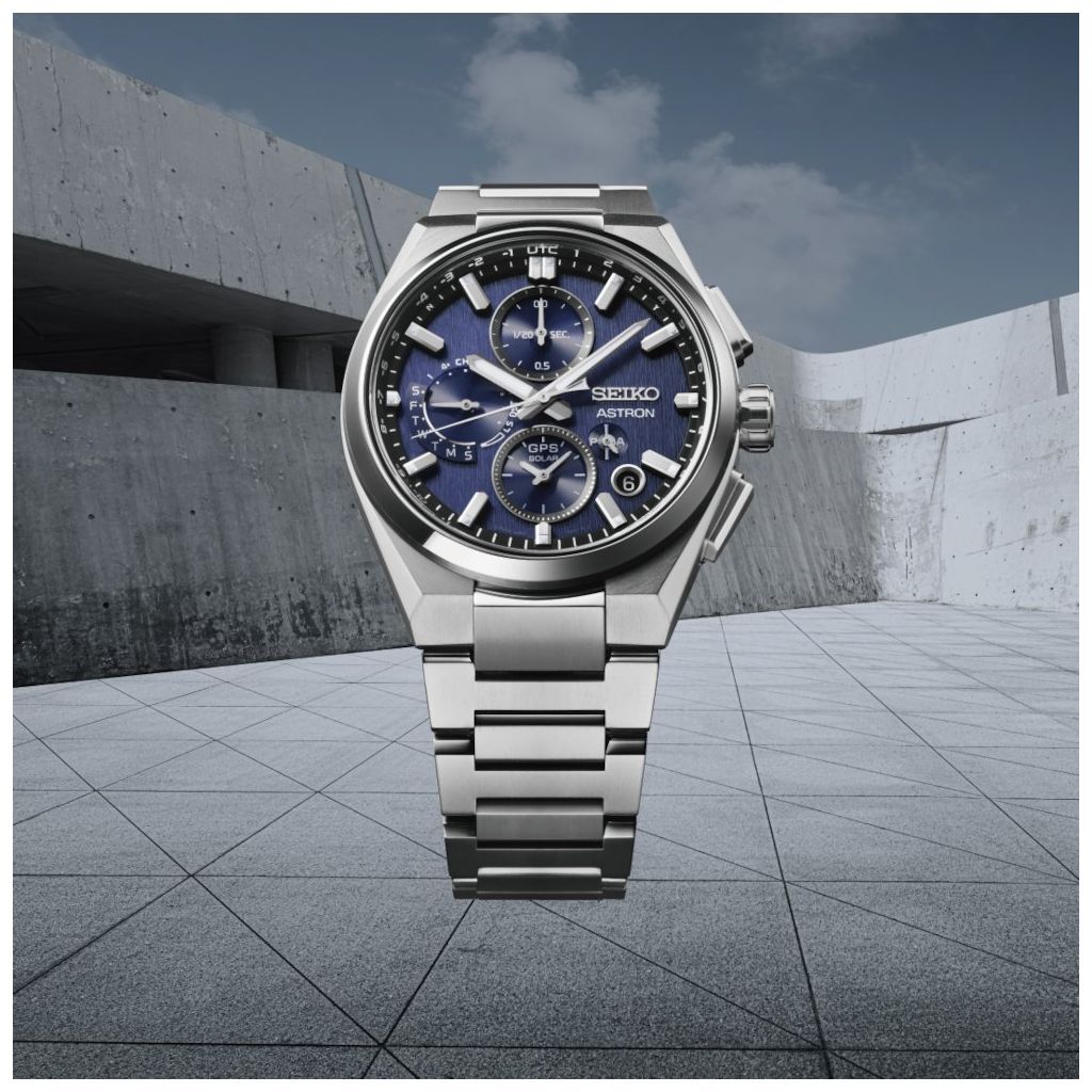 ZEGAREK SEIKO ASTRON GPS Solar 5X Dual-Time Chronograph