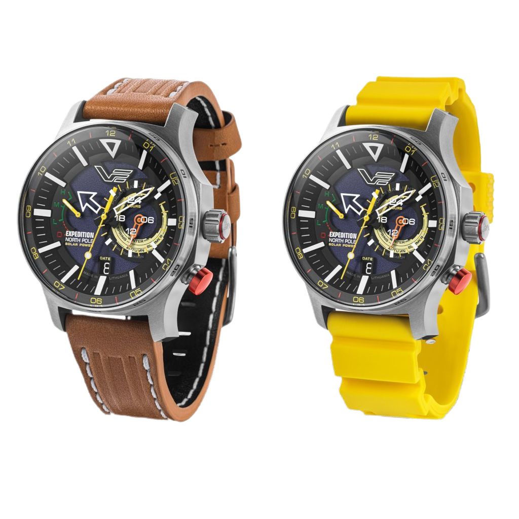 ZEGAREK VOSTOK EUROPE EXPEDITION NORTH POLE 1 POLAR LEGEND SOLAR