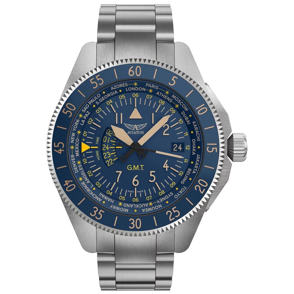 ZEGAREK AVIATOR Aircobra GMT