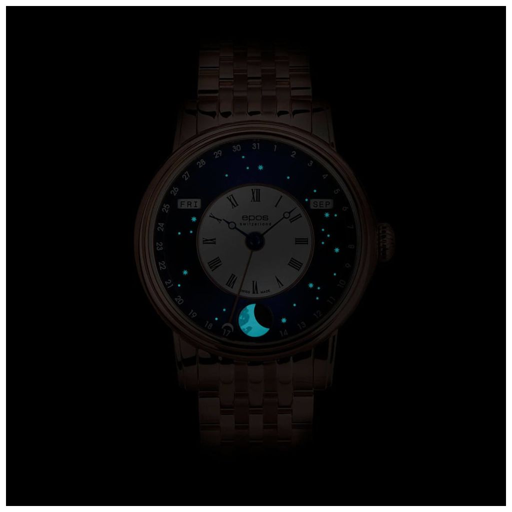 ZEGAREK EPOS ARTISTRY 3439 BM V-STYLE AUTOMATIC MOONPHASE
