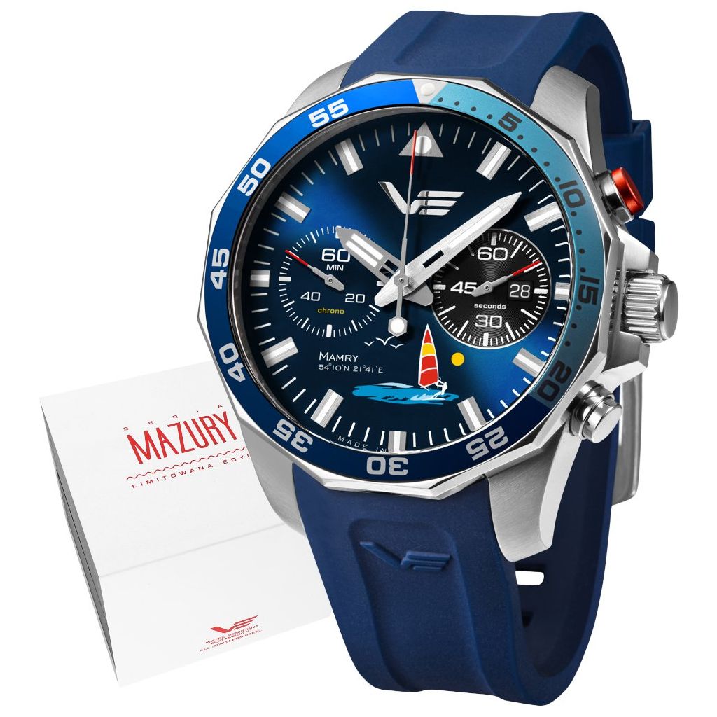 ZEGAREK VOSTOK EUROPE ROCKET N-1 CHRONO MAZURY MAMRY SPECIAL EDITION