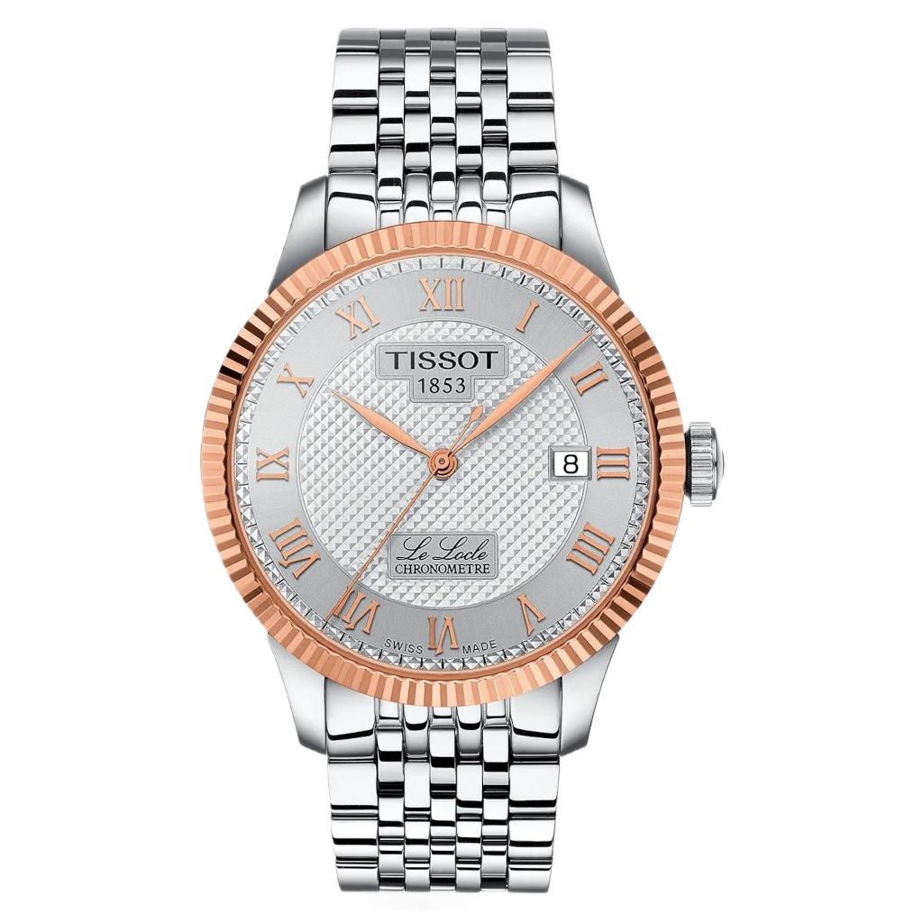 TISSOT Le Locle COSC 39mm 18k Gold Bezel