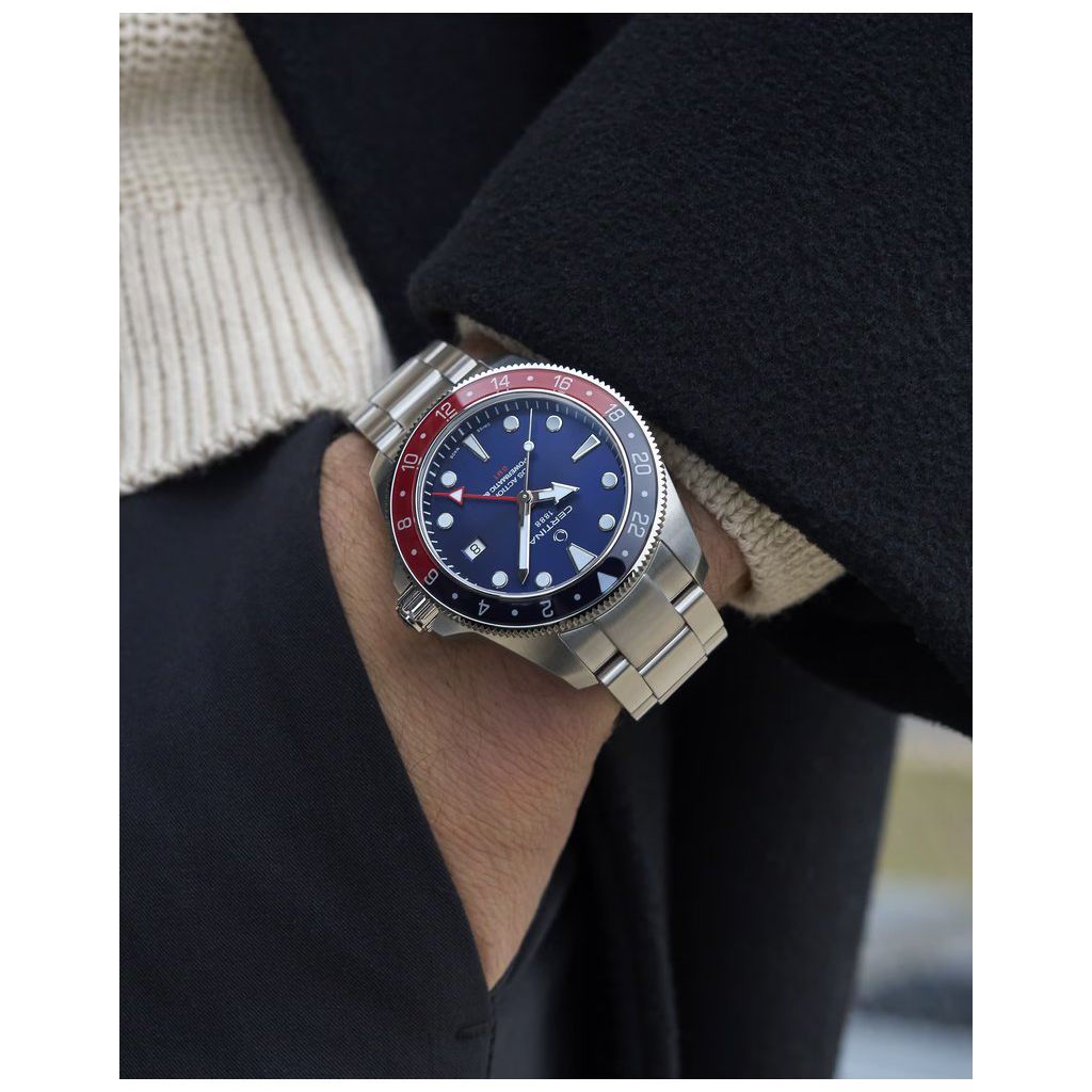 ZEGAREK CERTINA DS Action GMT Powermatic 80