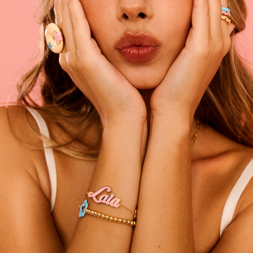 Bransoletka Gold Hello My Name Is
