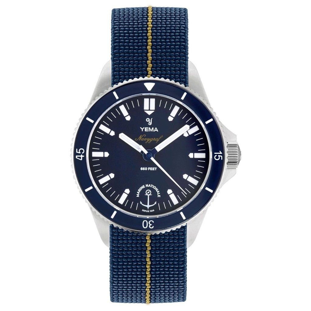 ZEGAREK YEMA NAVYGRAF MARINE NATIONALE QUARTZ