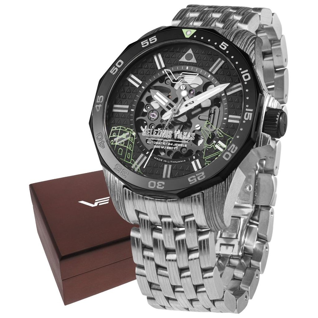 ZEGAREK VOSTOK EUROPE GELEŽINIS VILKAS "IRON WOLF" LIMITED EDITION