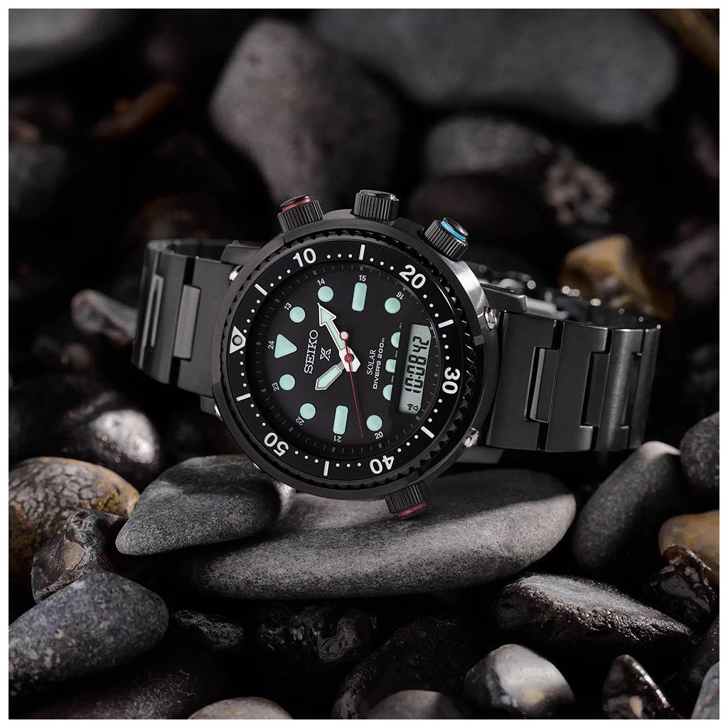 ZEGAREK SEIKO PROSPEX SOLAR HYBRID DIVER'S 40TH ANNIVERSARY LIMITED EDITION